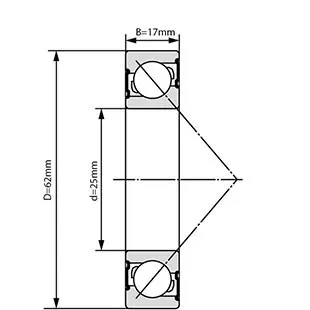 Tehnički crtež 7305 AC